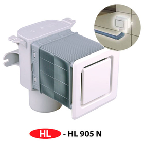 Воздушный клапан для скрытого монтажа HL905N DN 50/75