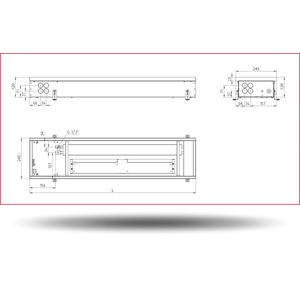 Carrera 4SV Black 200x1250x110 + вент. DC24V