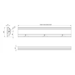 Конвектор плінтусний Carrera BR18 60х1250х180