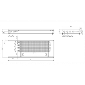 Carrera SV2 Inox 380х1250х90 + вент. DC24V