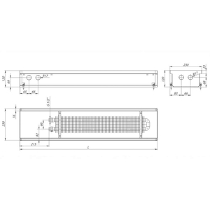 Carrera S Inox 230х1250х120