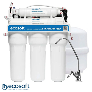 Фильтр обратного осмоса Ecosoft Standard PRO 5-50P с помпой и минерализацией (MO550PECOSTD)