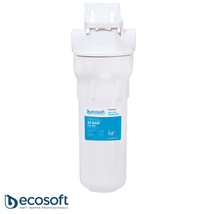 Колба фільтр для очищення води Ecosoft 1/2" | 30 бар | slim (FPV12PECO)