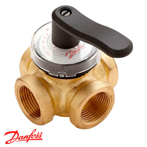 Danfoss HRB4 Четырехходовой регулирующий клапан DN 15 Rp 1/2" | Kvs 2,5 (065Z0411)
