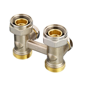 Узел нижнего подключения прямой Danfoss RLV-KS G1/2A x G3/4A запорный (003L0220)