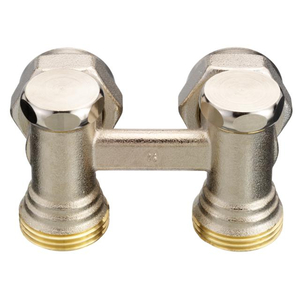 Узел нижнего подключения угловой Danfoss RLV-KS G1/2A x G3/4A запорный (003L0222)