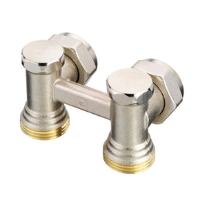 Узел нижнего подключения угловой Danfoss RLV-KS G1/2A x G3/4A запорный (003L0222)