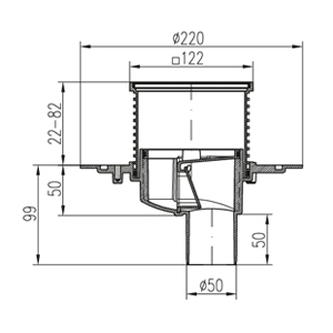 Трап для балконів та терас MCH 384A