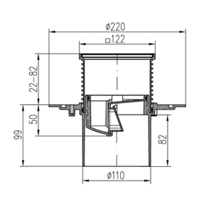 Трап для балконів та терас MCH 386A