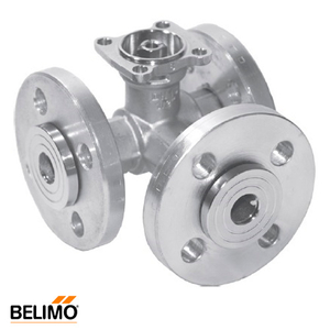 Belimo R7015R4-B1 Клапан кульовий триходовий регулюючий | Kvs4 | фланець | відкр./закр.