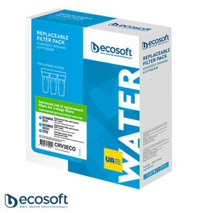Комплект картриджів Ecosoft покращений для потрійних фільтрів