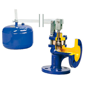 Клапан поплавковый угловой фланцевый Zetkama 274A DN 80 PN 10