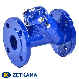 Клапан зворотний кульовий каналізаційний ДУ 200 Zetkama 400B | PN 10