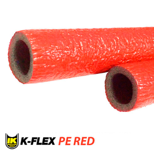 Ізоляція для труб K-FLEX 06x015-2 РЕ RED із спіненого поліетилену (060152118PE0CR)