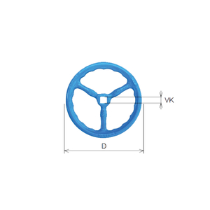 Штурвал для вентилей и заслонок DN 100 Hawle 7800