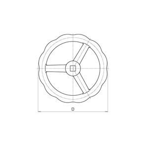 Штурвал для вентилів та заслінок DN 400 Hawle 7800