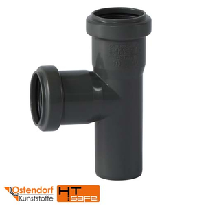 Тройник для внутренней канализации 40/40х87° Ostendorf HT Safe (171400)