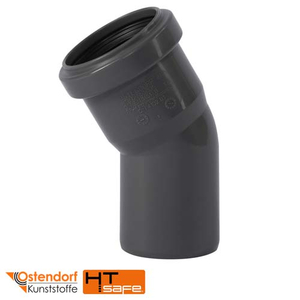 Колено для внутренней канализации 50х30° Ostendorf HT Safe (172110)