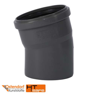 Колено для внутренней канализации 110х15° Ostendorf HT Safe (175100)