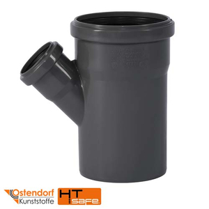Тройник для внутренней канализации 110/50х45° Ostendorf HT Safe (175220)