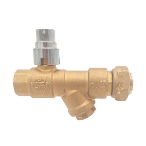 Кран кульовий для лічильника з фільтром RIV 5114 Aqualink 1/2" з накидною гайкою 3/4"