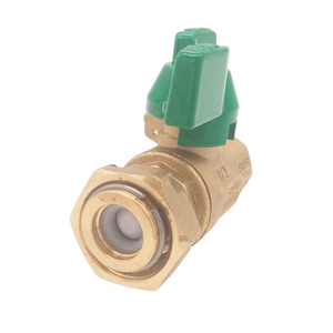 Кран шаровый RIV 5150 Aqualink 1/2" с обратным клапаном и накидной гайкой 3/4"