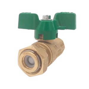 Кран шаровый RIV 5150 Aqualink 3/4" с обратным клапаном и накидной гайкой 1"