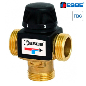 Змішувальний термостатичний клапан ESBE VTA 312 G 1/2&quot; | DN 15 | 35-60°С | Kvs 1.2