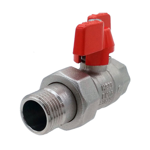 Кран кульовий з американкою RIV 4574 Export 1 1/4" DN 32 PN 25 (024574000008)