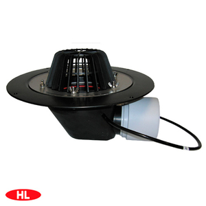 Покрівельна воронка HL64 | 1 з електрообігрівом/DN75 / 110