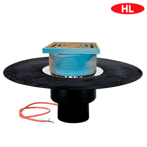 Покрівельна воронка HL62.1BH / 2 C гідроізоляційним полотном і електрообігрівом | DN125