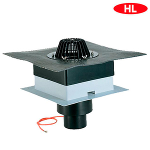 Покрівельна воронка HL63.1H/1 DN110 з електрообігрівом та гідроізоляційним полотном