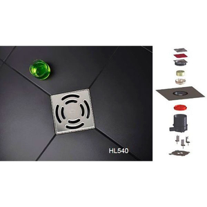 Трап для тропического душа HL540 DN50 с сухим сифоном "Primus-Drain" 145х145