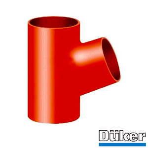 Трійник чавунний каналізаційний Duker SML 70° 100/50 мм : PROFIMANN