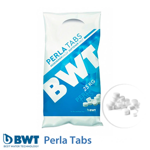 Таблетована сіль BWT Perla Tabs, мішок 25 кг (51998)