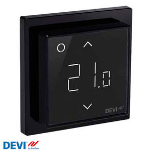 Термостат електричний для теплої підлоги DEVIreg Smart | чорний