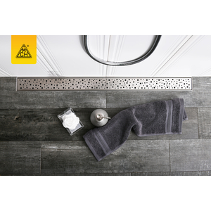 Душевой канал MCH CH 850 SN 3 | решетка Квадраты