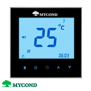 Терморегулятор для теплої підлоги Mycond Wireless Touch MC-HWT-B | чорний