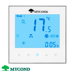 Терморегулятор для теплої підлоги Mycond Touch MC-HT-W / білий