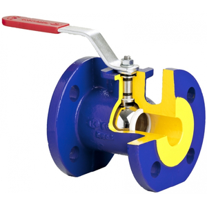 Кран шаровый чугунный фланцевый Zetkama 565A DN 250 PN 16