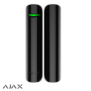 Ajax DoorProtect Black Бездротовий датчик відкриття дверей/вікна | із герконом | чорний (AJ7062)