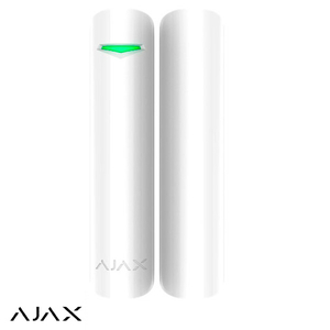 Ajax DoorProtect Plus White Бездротовий датчик відкриття, удару та нахилу | з герконом та акселерометром | білий (AJ9999)