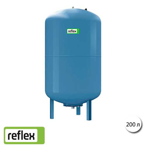 Расширительный бак (гидроаккумулятор) 200 л Reflex Refix DE 10 бар (7306700)