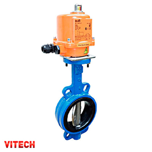 Задвижка Баттерфляй VITECH VB ДУ 100 с электроприводом Belimo SY1