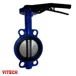 Засувка Батерфляй VITECH VB-N Dn50 Pn16 з диском з нержавіючої сталі