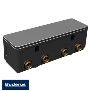 Колектори Buderus HKV 2/25/25 50 кВт | 2 контури | 1 1/4"-1 1/4" (8718599377)