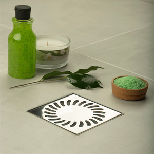 Душовий трап із гідрозатвором MCH 421L 122х122 DN110