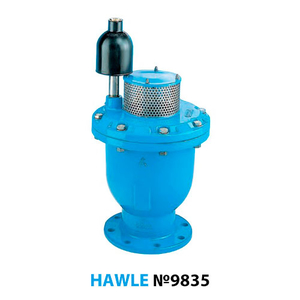 Воздушный вантуз Hawle 9863 для канализации DN 150 PN16