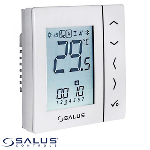 Програмований термостат SALUS VS30W вбудований білий