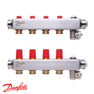 Danfoss SSM-4 Коллекторы из н/ж стали 4+4 | без расходомеров (088U0804)